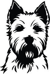 west highland white terrier silhouette