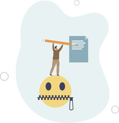 Creative Process and Planning .Innovation and Idea Generation.flat vector illustration.