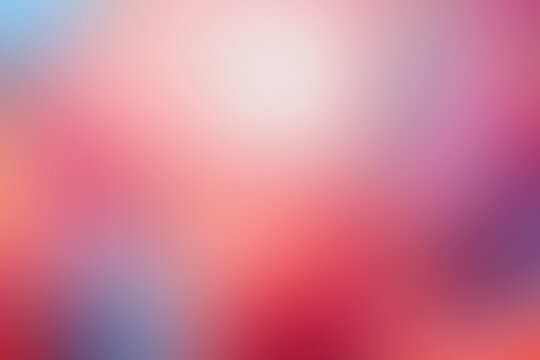 Smooth red and white, blue, purple gradient background image.