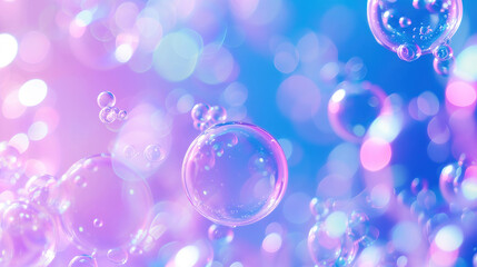 Soap bubbles abstract light illumination, abstract background - 783825150
