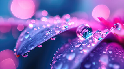 Water drops multicolor abstract background, many water bubbles beautiful wallpaper. - 783825165