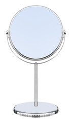 Round makeup mirror