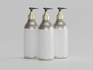 Spray bottle 3d illustration with white background 