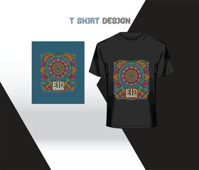 t-shirt design for Eid