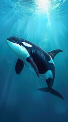 Orca whale - 783836990