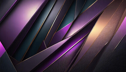 Abstract modern 3d effect background, geometric shape for design for buiness or presentaion. - 783837520