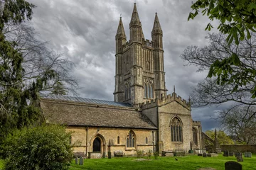 Foto op Canvas St Sampson's Church is the parish church of the town of Cricklade, Wiltshire, England. The Church dates from the late 12th Century and is Grade 1 listed. Cricklade, Wiltshire, United Kingdom © John Corry