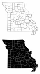 Missouri administrative maps