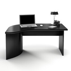 Corner desk black