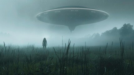 UFO contacts people extraterrestrial abduction Seeing a UFO in the countryside