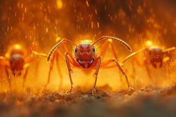Ant World: Intriguing Images of Industrious Insects - obrazy, fototapety, plakaty