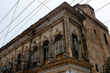 Old ruined houses in the deserted city Panam Nagar (Panam City) in Bangladesh, Asia