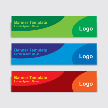 Web banner mix color design.eps