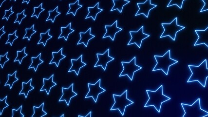 beautiful blue glowing gradient star electronic neon ray energy abstract, abstract technology looping background