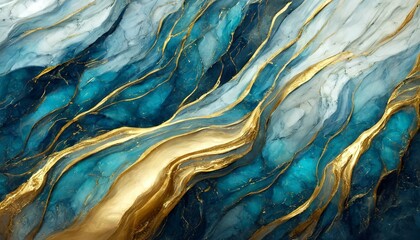 Blue background marble abstract texture pattern gold watercolor gray white dark paint green luxury. Background silver blue marble ombre wall color canvas fluid ink gradient water concrete wash art
