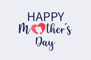 Happy mothers day poster background vector