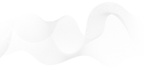 Abstract white digital blend wave lines and technology background. Modern white flowing wave lines and glowing moving lines. Futuristic technology and sound wave lines background.