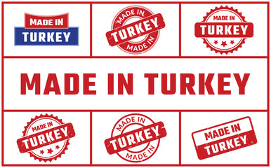 Made In Turkey Rubber Stamp Set