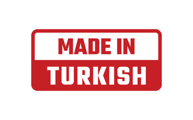 Made In Turkish Rubber Stamp