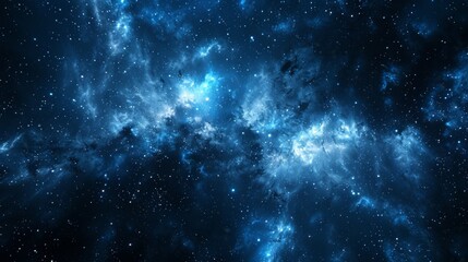 Fototapeta premium night sky blue space background
