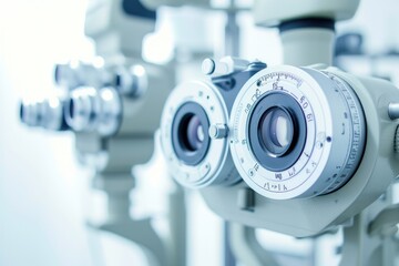 Ophthalmology Visit: Eye Examination in Progress