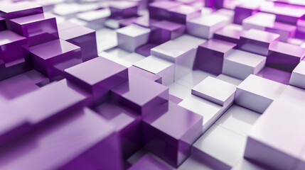 Violet and White Multisided Blocks Precisely