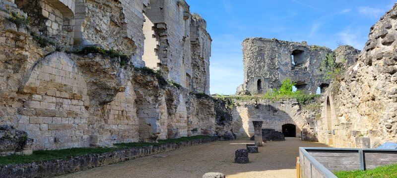 Ruines de Coucy le Ch&acirc;teau.