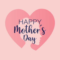 Happy mothers day banner background vector