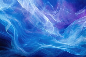 Obraz premium Hypnotic Blues: A Symphony of Colors