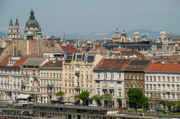 Naklejka na ściany i meble To Budapest the city panorama view