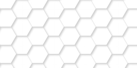 	
Vector white Hexagonal Background. Luxury White transparent hexagon Pattern. 3D Futuristic abstract honeycomb mosaic white background. geometric mesh cell texture. modern futuristic wallpaper.