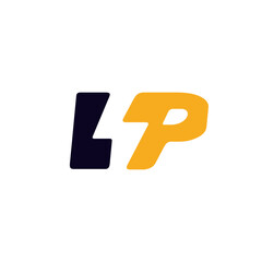 LP letter power logo design