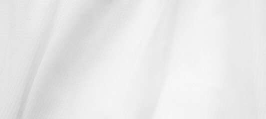 Fototapeta na wymiar Abstract luxury white fabric texture background