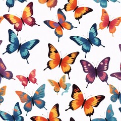 Vibrant Butterflies in Art