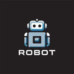 Naklejka premium AI technology with cute robot characters. Cute ai characters for education. Communication technology mascot. Isolated cartoon robot. AI Content Creator. Chatbot technology. Vector illustration
