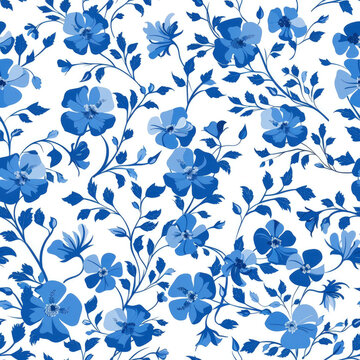 floral seameless pattern