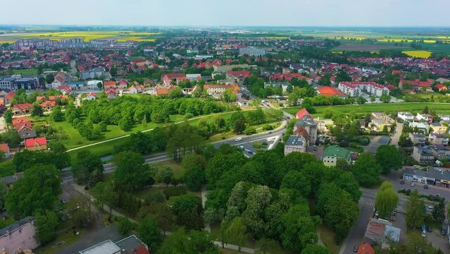 Panorama River Odra Olawa Rzeka Aerial View Poland
