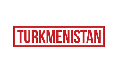 Turkmenistan Rubber Stamp Seal Vector
