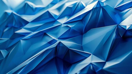 blue geometric. shape abstract technology background hyper realistic 