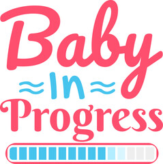 Pregnancy Quotes Sticker Vector