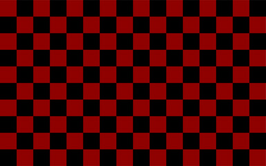 Checkered pattern background. Red and black. Geometric ethnic pattern seamless. seamless pattern. Design for fabric, curtain, background, carpet, wallpaper, clothing, wrapping, Batik, fabric,Vector il - obrazy, fototapety, plakaty
