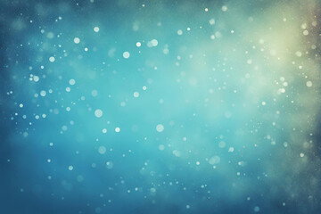Obraz premium Blue bokeh , a normal simple grainy noise grungy empty space or spray texture , a rough abstract retro vibe shine bright light and glow background template color gradient