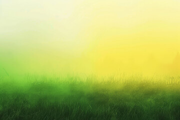 Obraz premium A green and yellow field with a blurry background