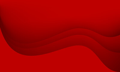Abstract red wave curve overlap geometric background vector - 783888313