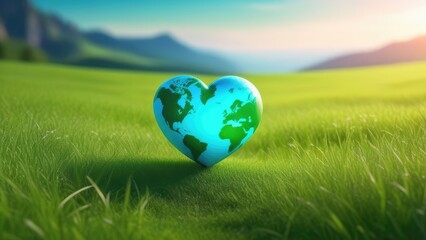 Heart-shaped earth, International Earth Day