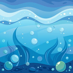 Fototapeta na wymiar blue background water sea