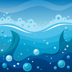 blue background water sea