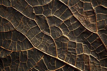 The image is of a leaf with a blue and brown color. The leaf has a lot of texture and he is old....