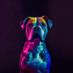 Neon Boxer Photography. Dog Lovers