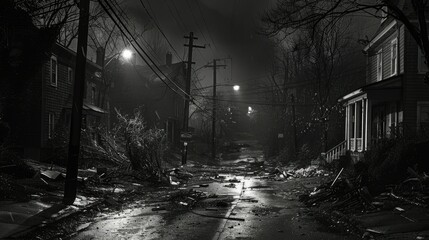 A Noir Vista in Forgotten Streets